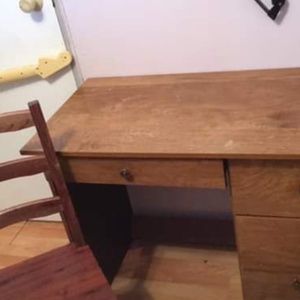 A working desk & the chair if you want the chair